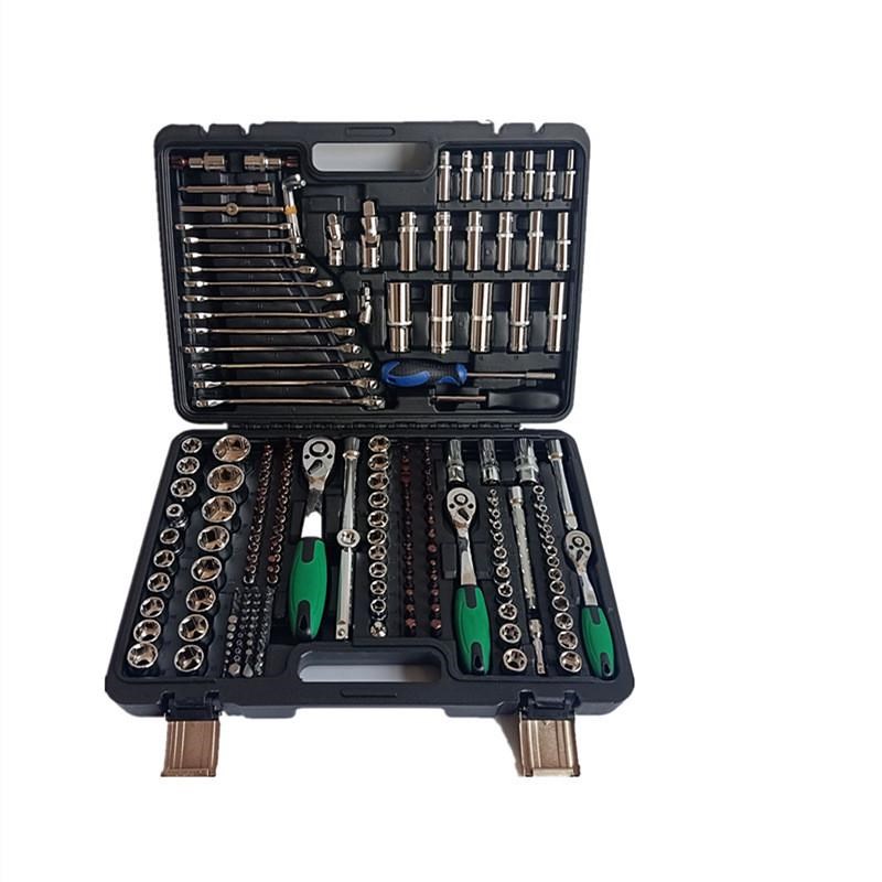 速发供应汽车扳手工具套装72齿快速扳手216件套筒扳手组合工具箱