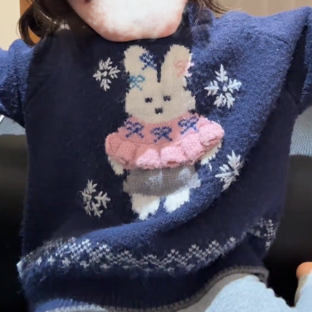 2025秋季新款童装女童洋气时尚卡通刺绣针织衫儿童屁帘打底裤套装,童装/婴儿装/亲子装,毛衣/针织衫,淘宝优惠券,粉丝福利购,淘宝优惠卷