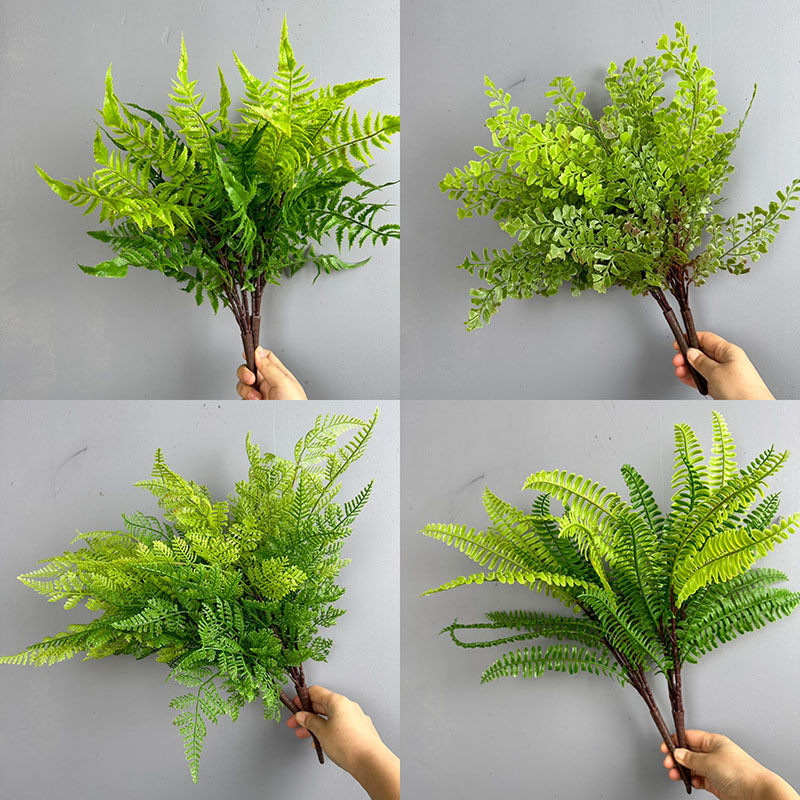 仿真蕨叶排草蕨类大波斯草植物蕨叶蕨草植物墙波斯叶20叶鱼尾蕨