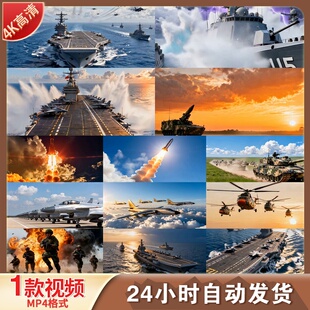 高清军事国防中国军队航母强军海军导弹火箭发射大国重器视频素材