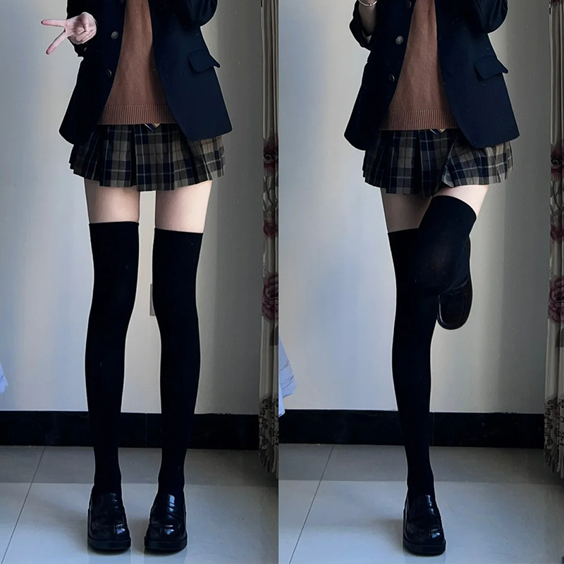 【高校同款】秋款JK袜子过膝小腿