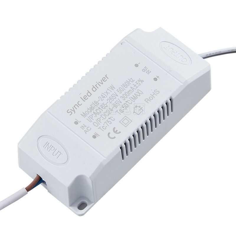 Led驱动电源家用吸顶灯镇流器驱动三色控制调光变压器24W36W