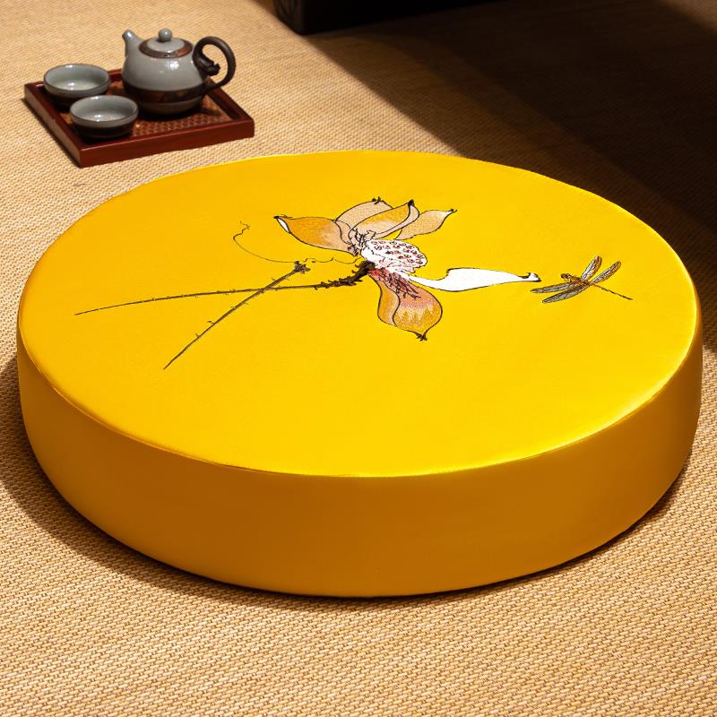 蒲团坐垫地上打坐垫禅修垫佛家跪拜垫家用可拆洗跪垫拜垫圆形地垫