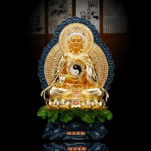无生老母神像台湾鎏金纯铜居家骊山老母摆件无极老母佛像