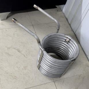 2.0无缝管 蒸汽热水壁炉加热盘管水箱冷水降温换热器冷却器不锈钢