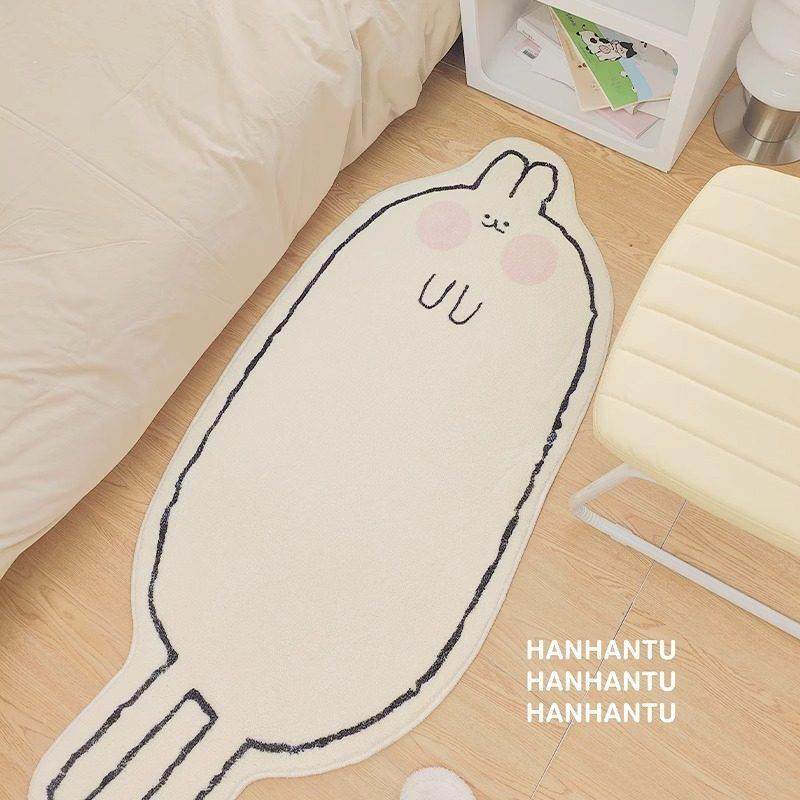 家用房间卧室简约小兔床边毯卡通小猫客厅茶几毯飘窗毯地毯地垫,居家布艺,床边毯,淘宝优惠券,粉丝福利购,淘宝优惠卷