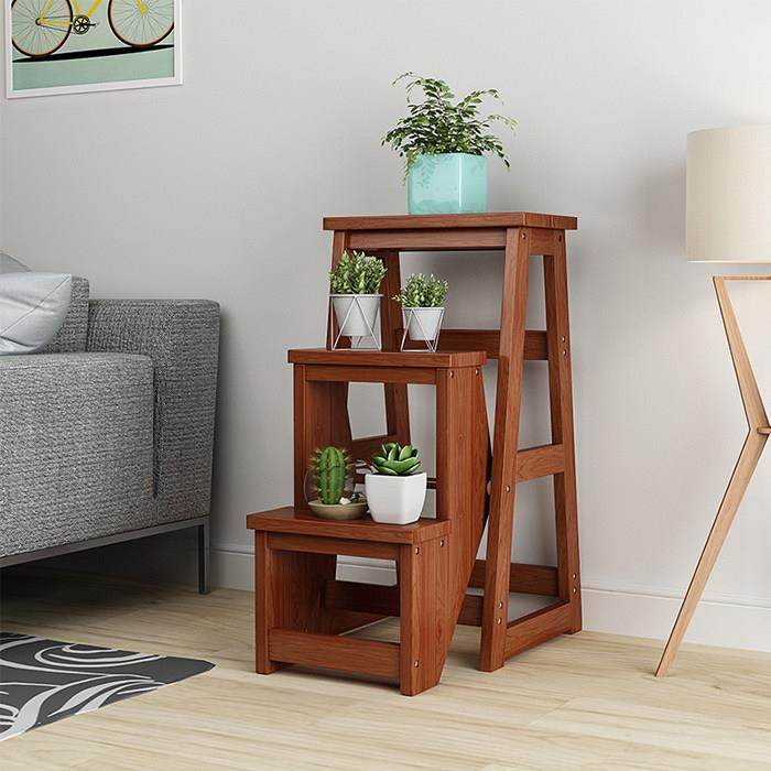 实木折叠梯凳家用多功能台阶脚踏二三步登高梯室内客厅两用楼梯椅,居家日用,家用梯,淘宝优惠券,粉丝福利购,淘宝优惠卷