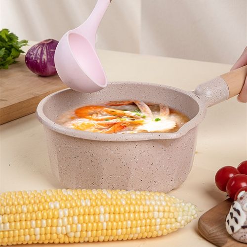 MGC麦饭石g不粘锅小奶锅家用宝宝专用锅辅食锅婴儿煎煮一体小汤锅