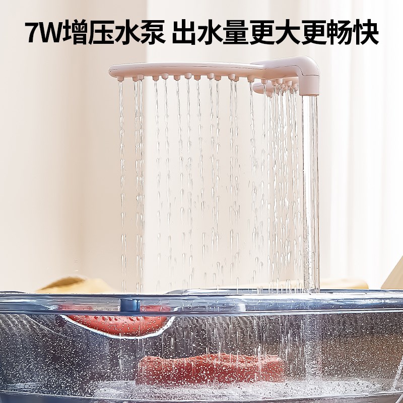家用大容量养发泡头盆U型雨w淋水循环加热洗头盆卧床平躺式泡头发