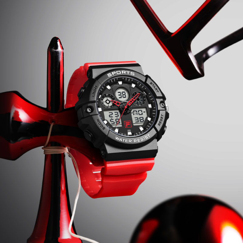 FILA斐乐男款双显潮电子手表