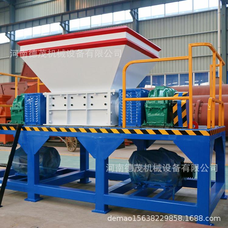 大型金属双轴撕碎机 铝合金汽车轮胎撕碎机 废旧金属边角料破碎机