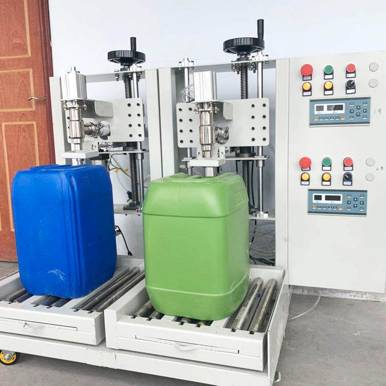 电子秤计量式乳胶漆灌装机 大桶称重式涂料灌装机 全自动灌装设备