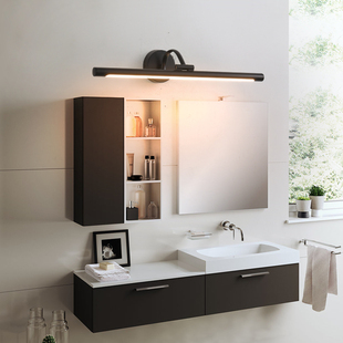 6R浴室镜前灯卫生间化妆台梳妆台LED简约壁灯三色变光超亮补光镜