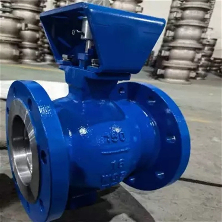 QV647H-16C DN300手动水蒸气管道式V球阀 VQ47Y-16C