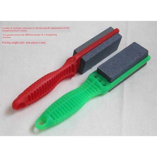大号双面磨刀刷家用新款快速磨刀刷多功能磨刀器油石磨刀石家用