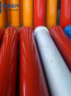 ST52泵车耐磨管 DN125*5.0*3000烤漆泵管 55Mn