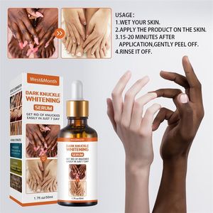 新品Dark knuckle whitening serum dilute melanin Joints to bl