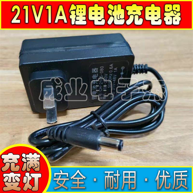 智能五串5串18650锂电池充电器聚合物充电器18V 18.5V 21V1A