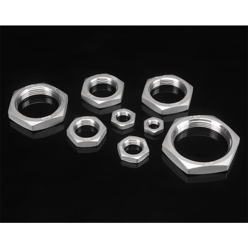 气动专用 英制牙 PT R 304不锈钢螺母1/8 1/4 3/8 1/2 3/4 1寸1分