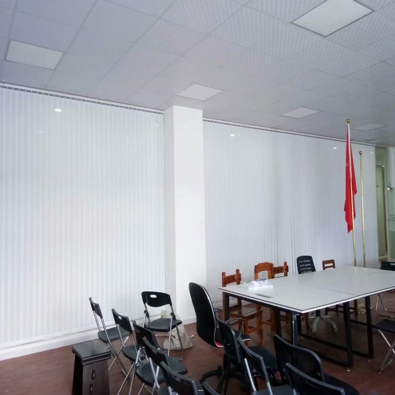 百叶窗竖 办公室落地窗垂直帘遮光帘百叶窗隔断 竖帘. 百叶窗框