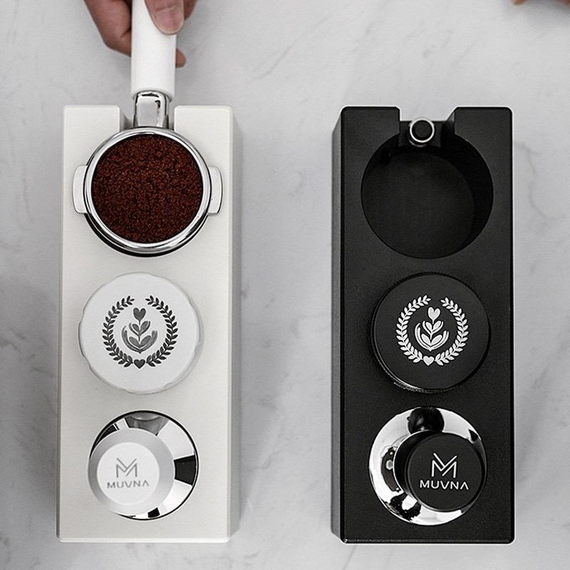 慕威纳ABS咖啡机手柄配t套器具收纳座填压座布粉器通用咖啡压粉座