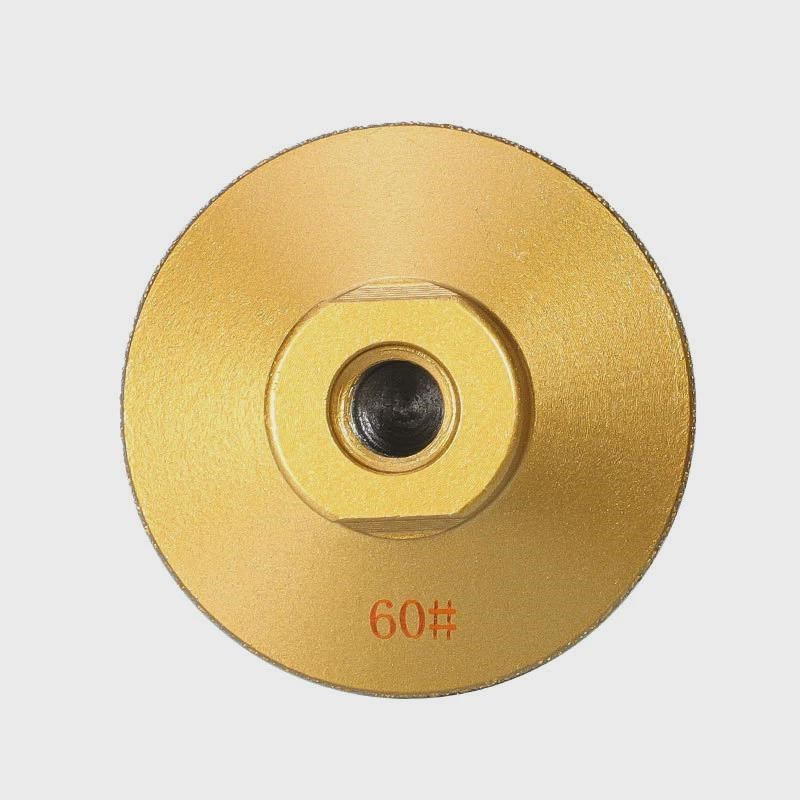 热销2寸钎焊平磨头石o材抛光英石瓷砖修边台面接缝大理石角磨机打