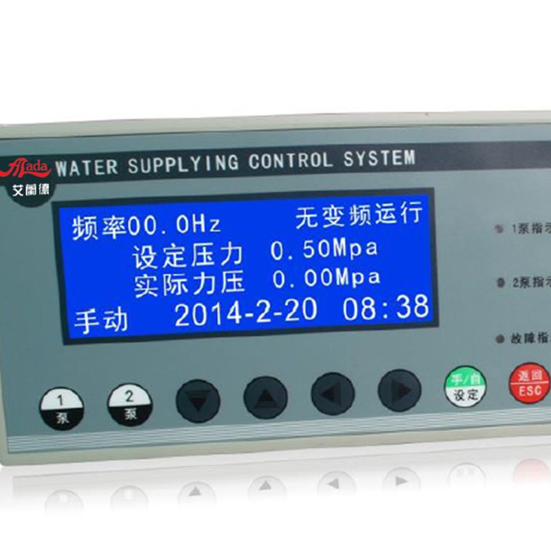 WE241恒压供水控p制器大面板智能变频无塔自动上水4主泵+1附泵