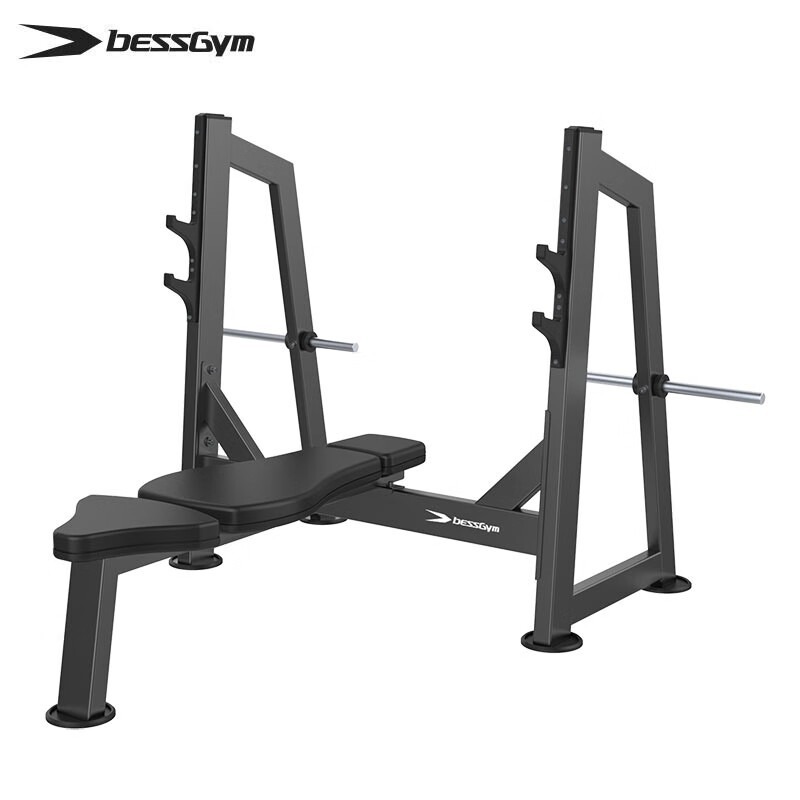 必动平卧推胸训练器卧推架商用举重平板卧推胸架健身器材体育用品