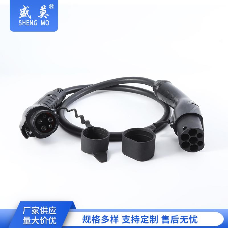 Type1车端枪 美标16A单相电3.5KW充电枪 新能源汽车充电枪充电器