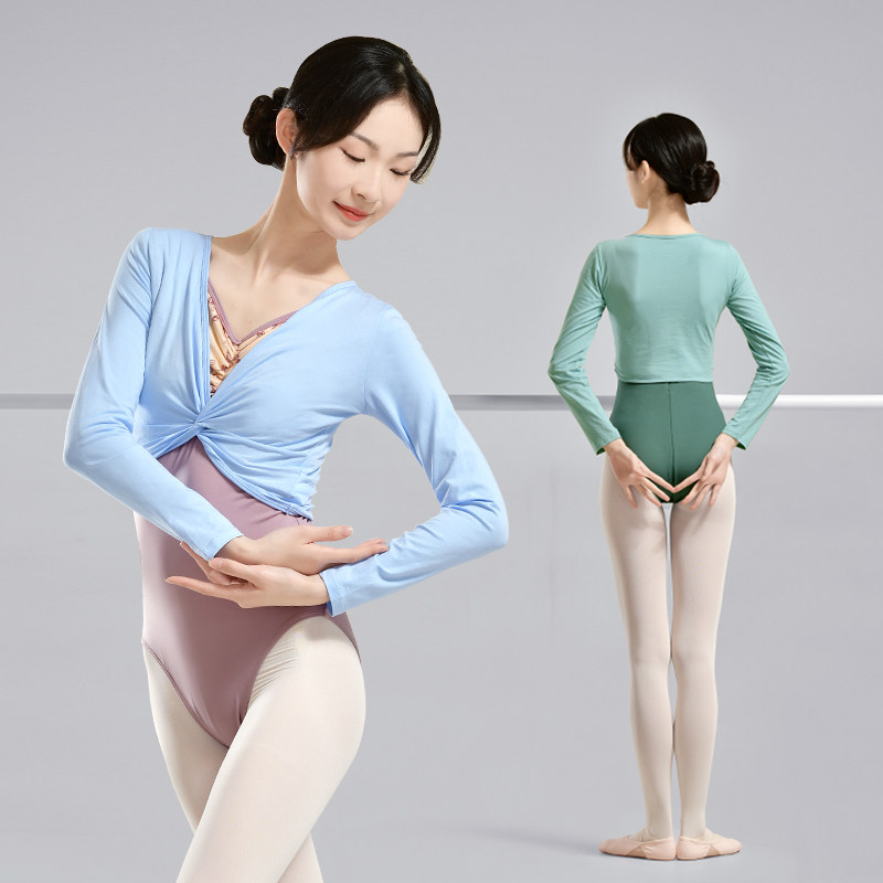 速发舞蹈服外搭衣上秋冬芭蕾舞小外套成功形体练人服坎肩中国舞罩
