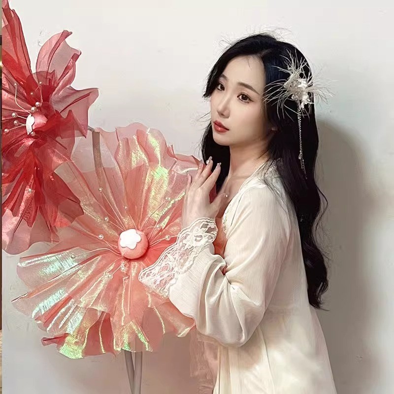 速发纱花路引结婚婚房花地落朵花装饰布置立柱用婚礼花品大全