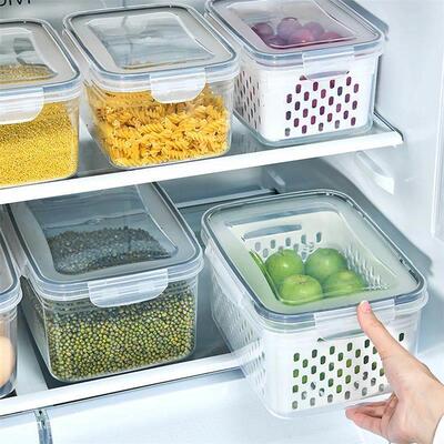 Refrigerator Storage Box Fridge Organizer Vegetable Fr