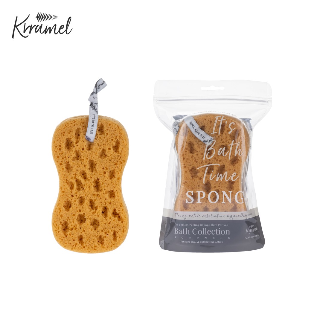 KRRAMEL搓澡海绵沐浴球起泡丰富高档柔软日用洗澡搓澡海绵松弛感