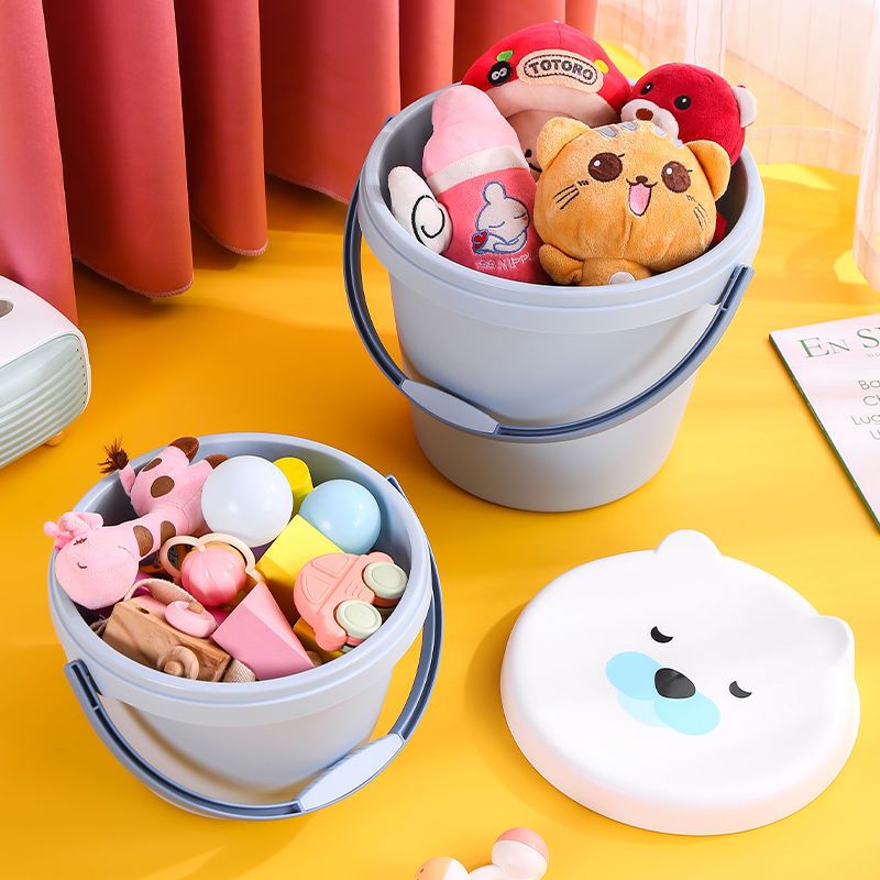 多功能收纳凳创意玩具收纳储物加厚儿童塑料换鞋储物出行凳子2023