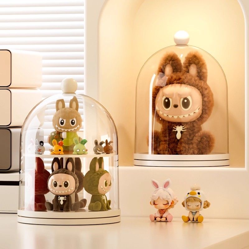 可旋转盲盒手办收纳盒泡泡马特公