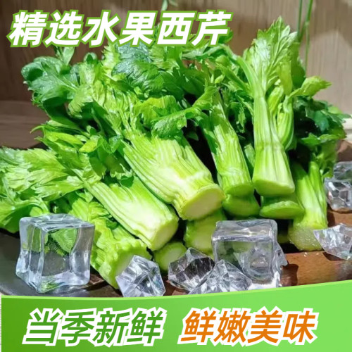 水果清芹芯500克新鲜蔬菜生吃即食水果西芹嫩芽酒店特菜水果芽青