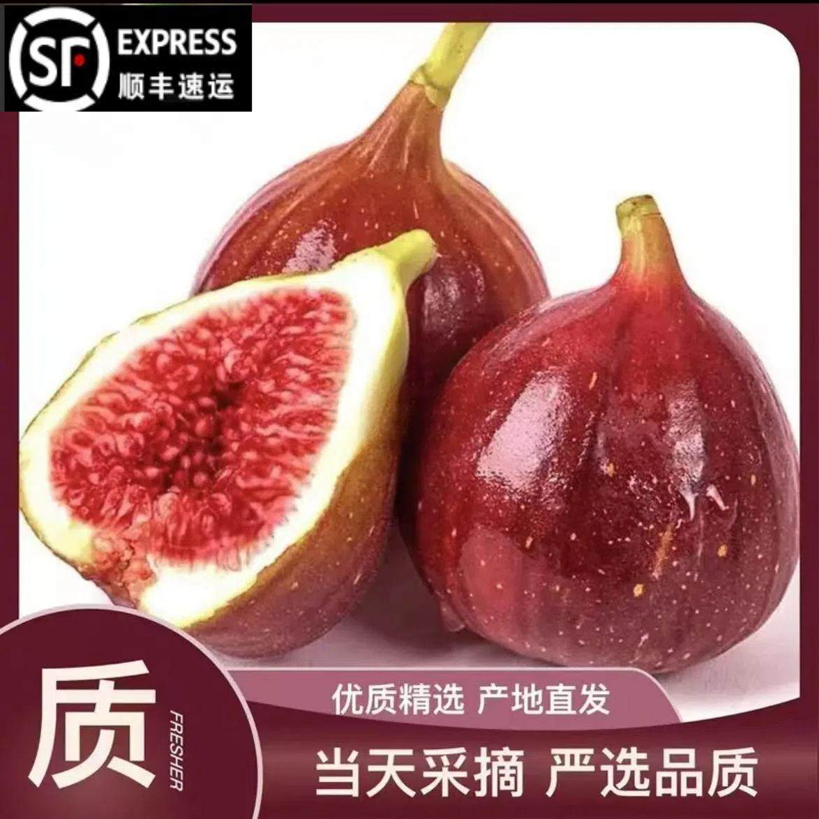 顺丰包邮云南红皮无花果5斤新鲜大果当季孕妇应季紫皮水果整箱