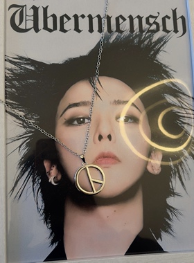 GD权志龙同款项链钛钢项链男女日韩网红时尚嘻哈不锈钢挂件吊坠