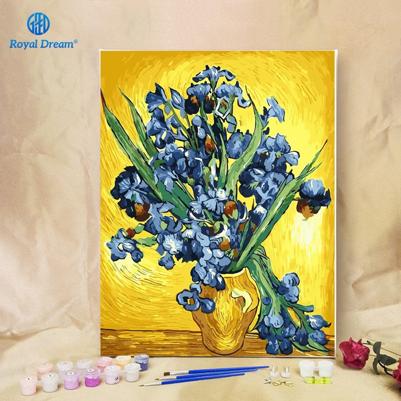 World Famous Oil Painting By Numbers On Canvas The Cafe Terr