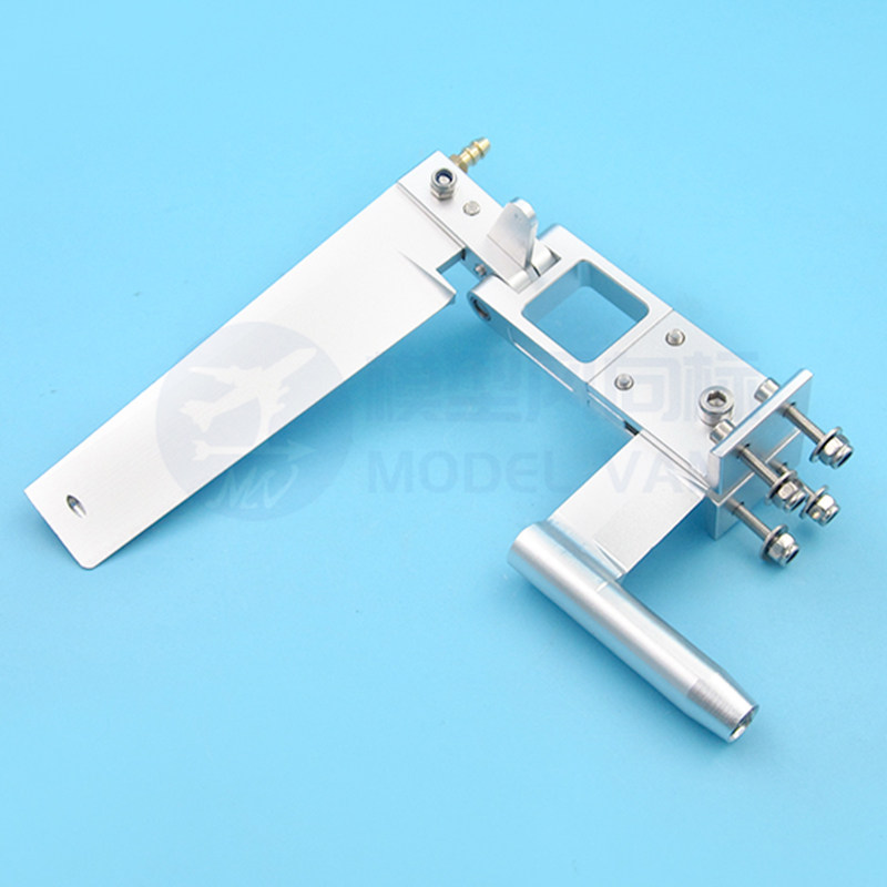 船模4.76mm轴支架+1C10mm吸水方向舵 CAT遥控船一体方向舵双体船