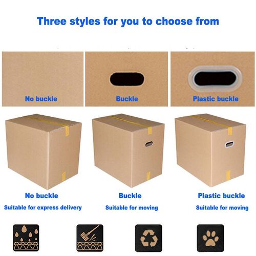 好货moving cardboard boxes large size plus thick packing 5 p