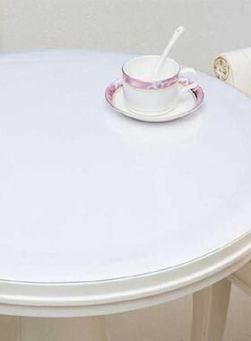 极速newRound Table Plastic Table Cloth Transparent Round Tab