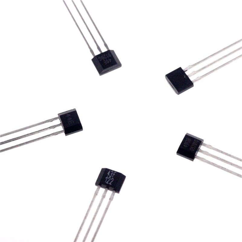 5只传感器霍尔元件41F/43F/44E/49E/503/3144/49138/U18