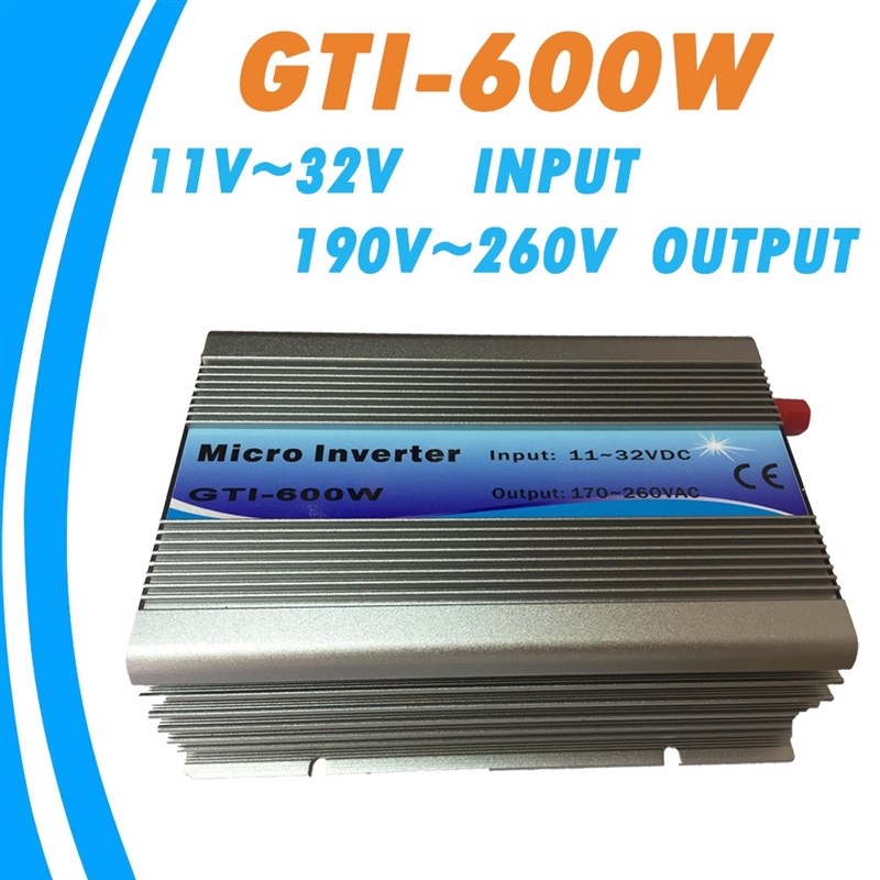 On Grid Tie Inverter 600W 18V DC Input 220V AC Output with M