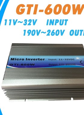 On Grid Tie Inverter 600W 18V DC Input 220V AC Output with M