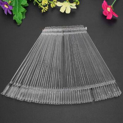 50PCS Fake Nails Art False Tips Sticks Practice Display Fan