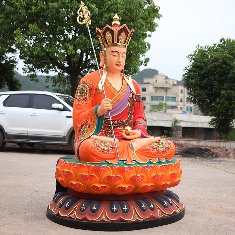 好货寺庙大型佛像树脂地藏王菩萨地藏王佛像1米8九华山地藏王神像