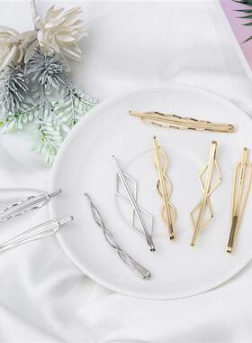 好货Simple Metal Hair Clips for Women Hairpins Hair Accessor