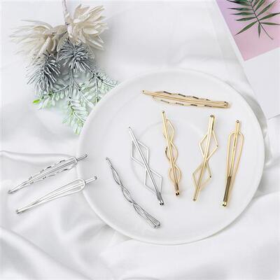 好货Simple Metal Hair Clips for Women Hairpins Hair Accessor