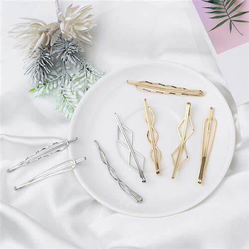 好货Simple Metal Hair Clips for Women Hairpins Hair Accessor